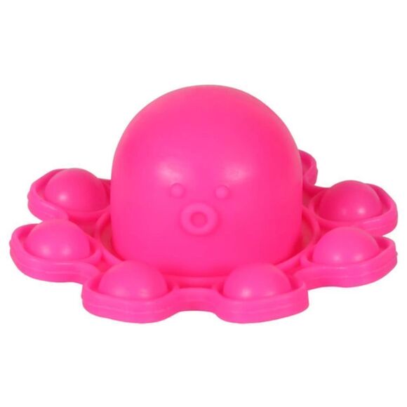 ☀️3/$12☀️ Pink Reversible Octopus Bubble Pop Stress Relief Fidget Toy - Picture 1 of 7